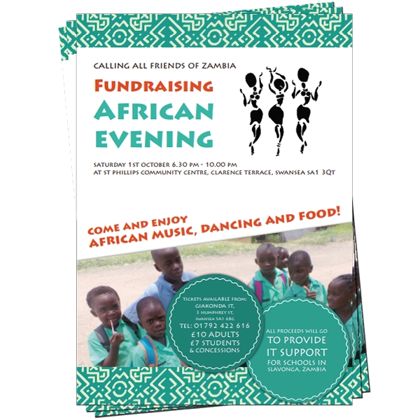 Siavonga fund raising evening poster